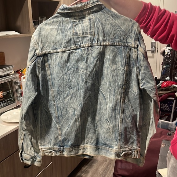 Zara Womens Jean Jacket Size Xl, 1970 Style. - Picture 2 of 3